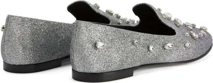 Dalila Bijoux glitter loafers - Image 3