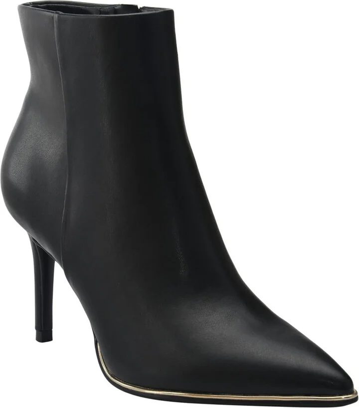 Dalla Womens Side Zip Pointed toe Ankle Boots
