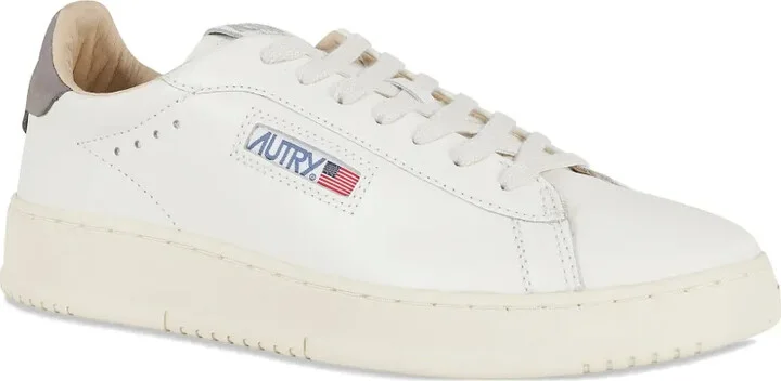 Dallas leather-upper lace-up low-top sneakers - Image 2