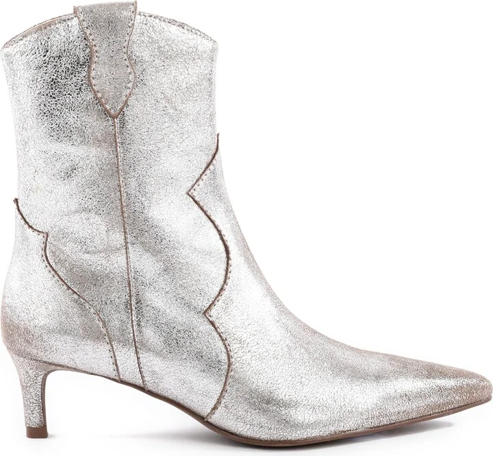 Dallas Pointy Toe Western Sock Boot - Image 3