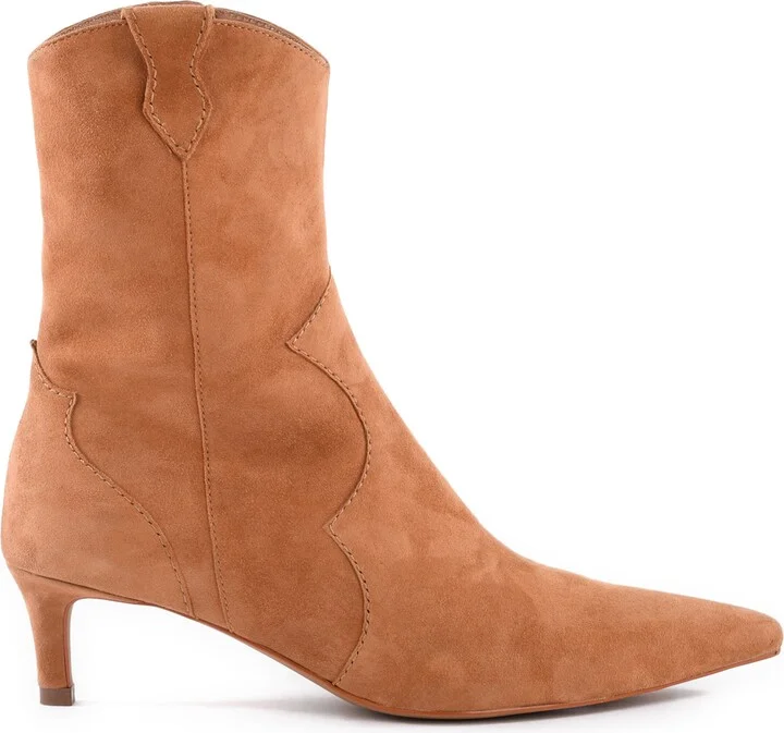 Dallas Pointy Toe Western Sock Boot - Image 11