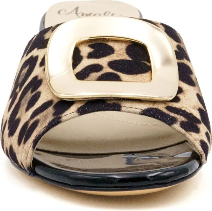 Dalmazia Kitten Heel Slide Sandal - Image 4