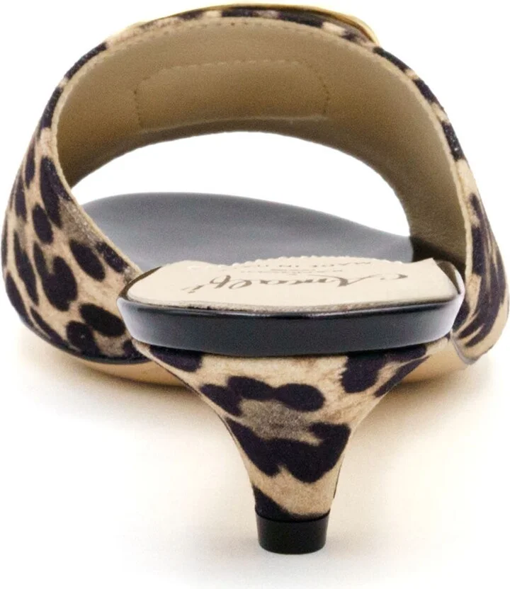 Dalmazia Kitten Heel Slide Sandal - Image 5