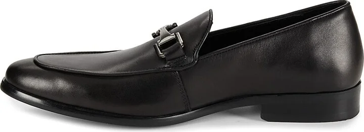 Dalton Leather Bit Loafers - Image 4