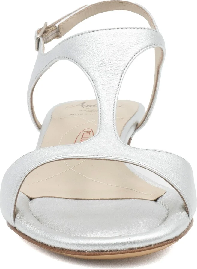 Damasco Kitten Heel T-Strap Sandal - Image 3