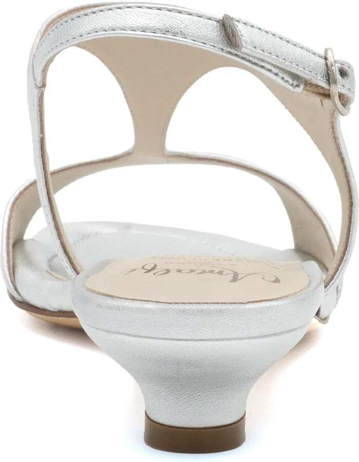 Damasco Kitten Heel T-Strap Sandal - Image 4
