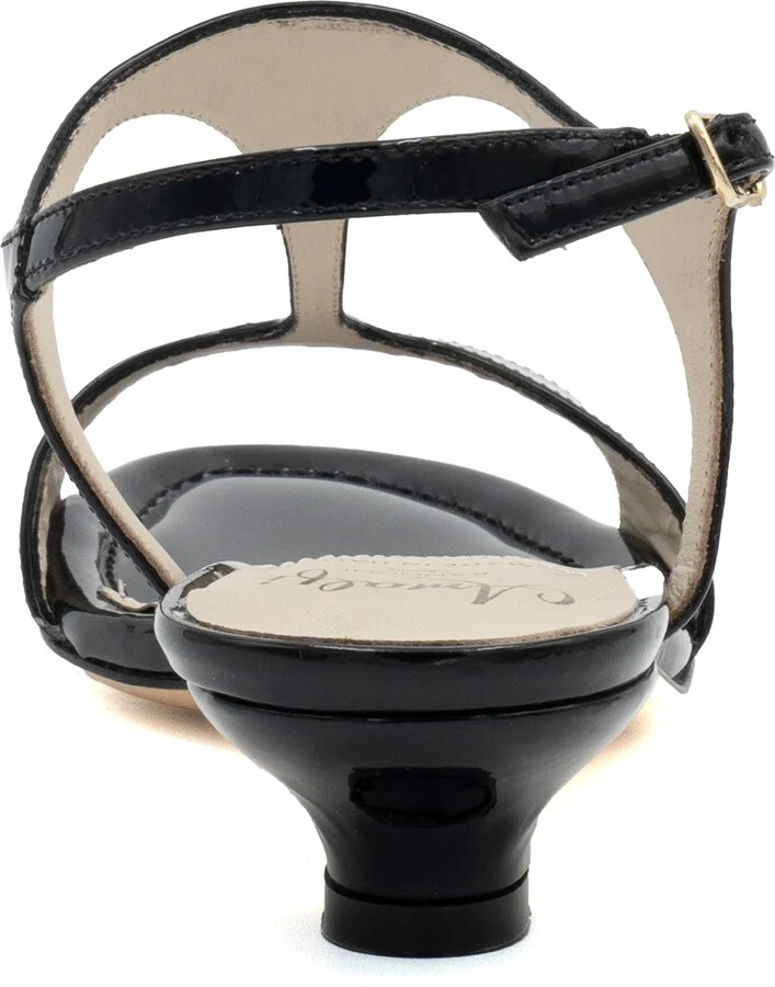 Damasco Kitten Heel T-Strap Sandal - Image 9