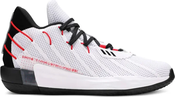 Dame 7 "White" sneakers