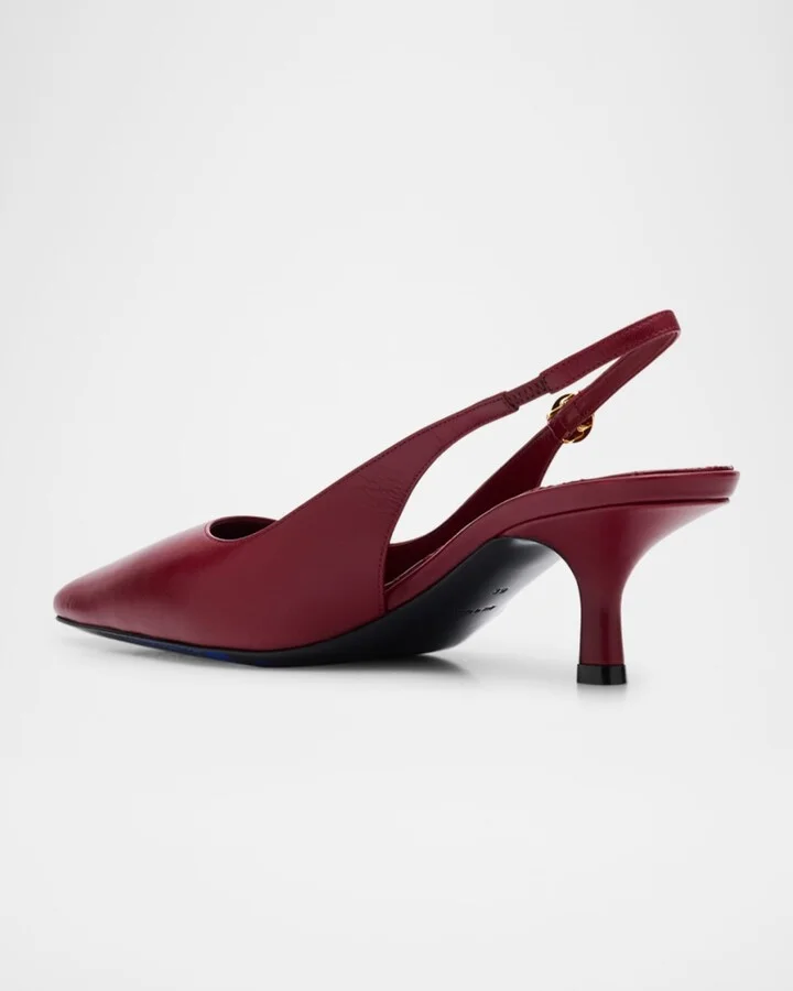 Dame Leather Slingback Pumps - Image 3
