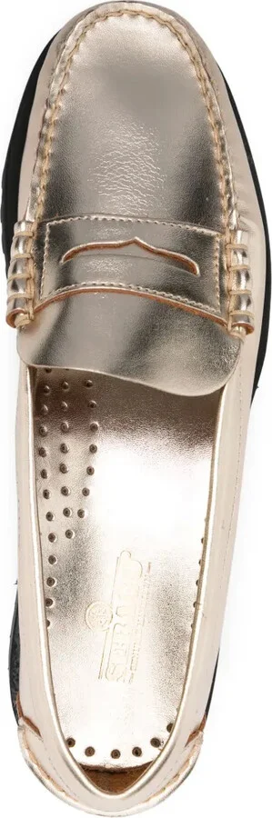 Dan 20mm metallic leather loafers - Image 4