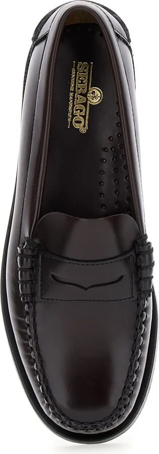 'Dan' Bordeaux Pull-On Loafers In Leather Woman - Image 4