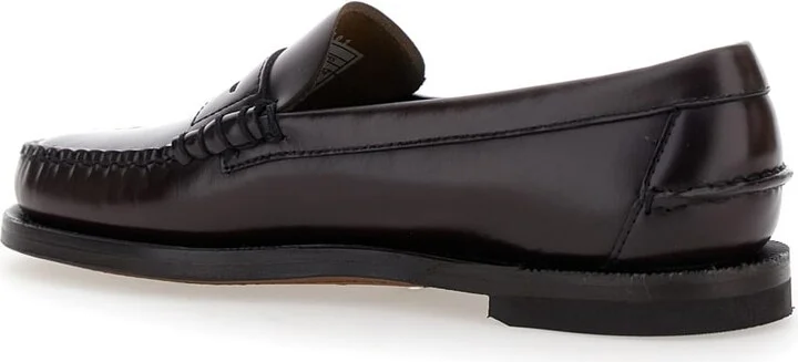 'dan' Bordeaux Pull-on Loafers In Leather Woman - Image 3