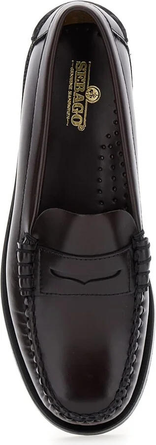 'dan' Bordeaux Pull-on Loafers In Leather Woman - Image 4