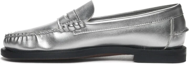 Dan Metallic Penny Loafers - Image 3