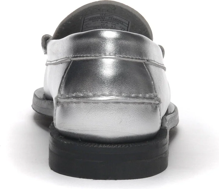 Dan Metallic Penny Loafers - Image 5