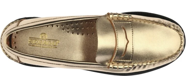 Dan Metallic Penny Loafers - Image 2