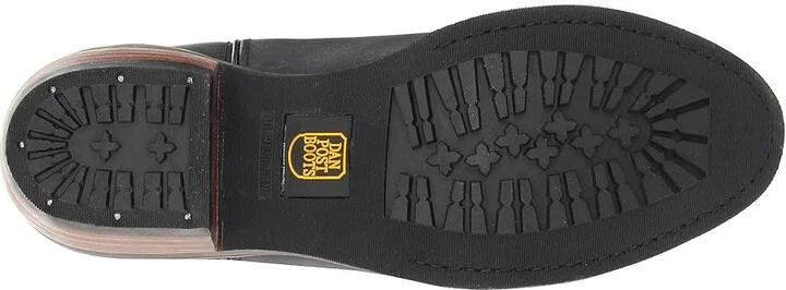 Dan Post Albuquerque Cowboy Boots Black : 7 D - Medium, Leather - Image 4