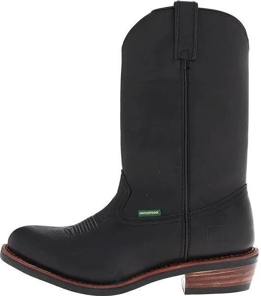 Dan Post Albuquerque Cowboy Boots Black : 7 D - Medium, Leather - Image 7