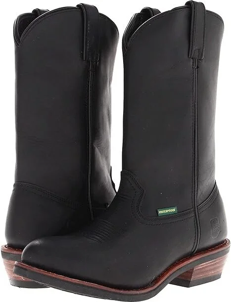 Dan Post Albuquerque Cowboy Boots Black : 7 D - Medium, Leather