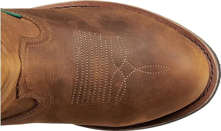 Dan Post Albuquerque Cowboy Boots Mid Brown Oily : 7 D - Medium, Leather - Image 3