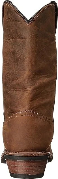 Dan Post Albuquerque Cowboy Boots Mid Brown Oily : 7 D - Medium, Leather - Image 5