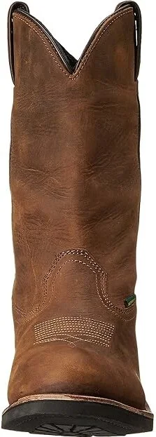 Dan Post Albuquerque Cowboy Boots Mid Brown Oily : 7 D - Medium, Leather - Image 6
