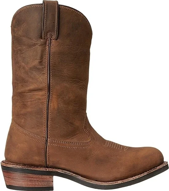 Dan Post Albuquerque Cowboy Boots Mid Brown Oily : 7 D - Medium, Leather - Image 8