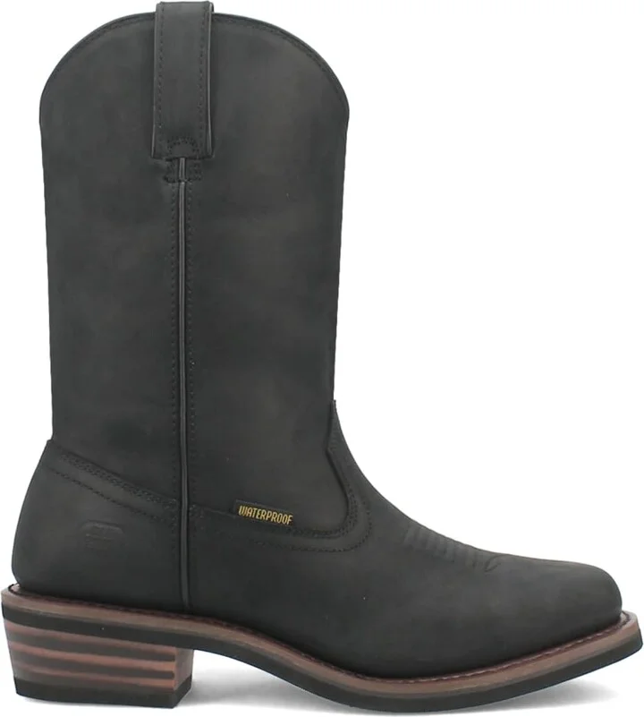 Dan Post Boots Mens Las Cruces 12 Inch Waterproof Composite Toe Work/Duty - Black - Size 12 D