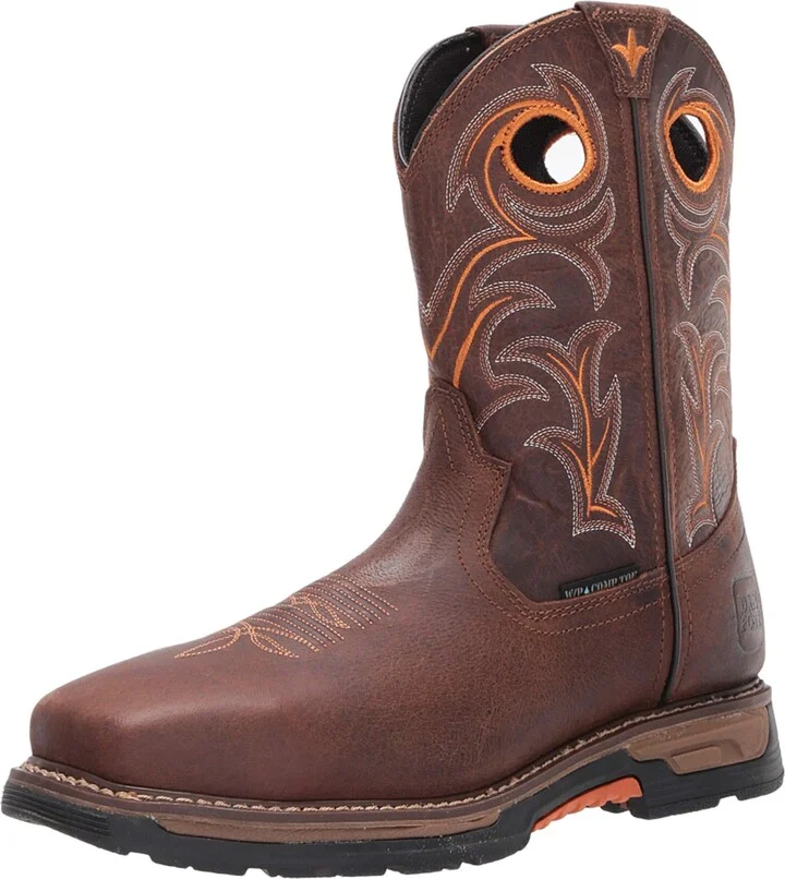 Dan Post Boots Mens Storms Eye 11" Waterproof Composite Toe Work Safety Shoes Casual - Brown - Size 11.5 D