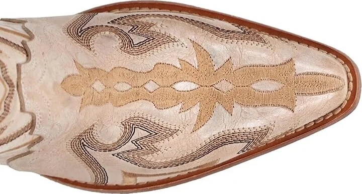 Dan Post Bristol Cowboy Women's Boots Bone : 7 B - Medium, Leather - Image 2