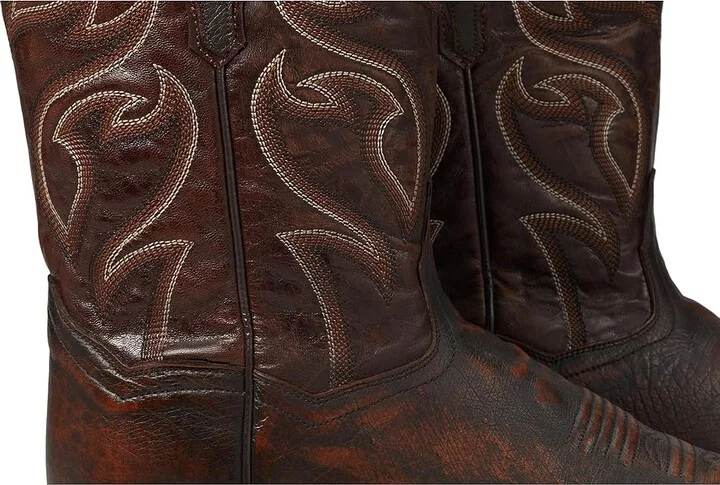 Dan Post Clyde Cowboy Boots Cognac : 10.5 2.5E - Extra Wide, Leather - Image 6