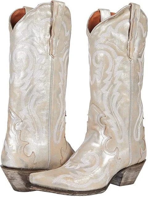 Dan Post Frost Bite Women's Boots Silver : 6 B - Medium, Leather