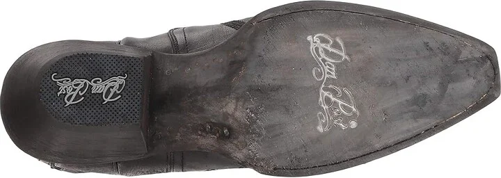 Dan Post Hallie Cowboy Women's Boots Black Distressed : 6.5 B - Medium, Leather - Image 4