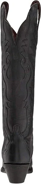 Dan Post Hallie Cowboy Women's Boots Black Distressed : 6.5 B - Medium, Leather - Image 5