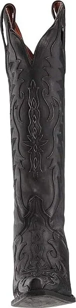 Dan Post Hallie Cowboy Women's Boots Black Distressed : 6.5 B - Medium, Leather - Image 6