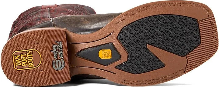 Dan Post Jacob Cowboy Boots Chocolate : 11.5 2.5E - Extra Wide, Leather - Image 3
