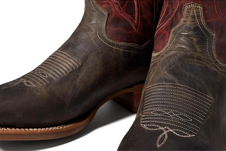 Dan Post Jacob Cowboy Boots Chocolate : 11.5 2.5E - Extra Wide, Leather - Image 5