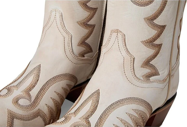 Dan Post Josie Cowboy Women's Boots White : 10 B - Medium, Leather - Image 7