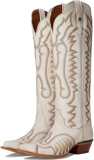 Dan Post Josie Cowboy Women's Boots White : 10 B - Medium, Leather