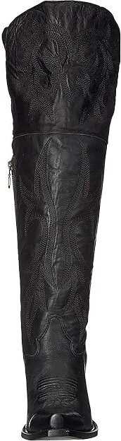 Dan Post Legit Cowboy Women's Boots Black : 6 B - Medium, Leather - Image 6