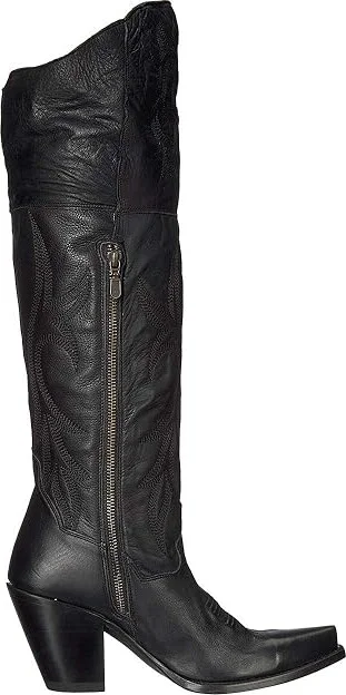 Dan Post Legit Cowboy Women's Boots Black : 6 B - Medium, Leather - Image 8