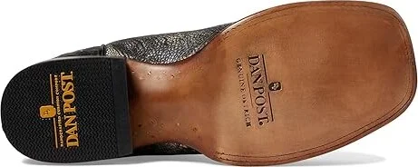 Dan Post Lester Cowboy Boots Black : 8 2.5E - Extra Wide, Leather - Image 3