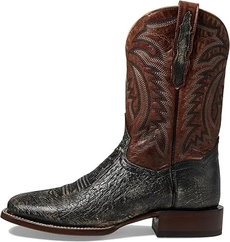 Dan Post Lester Cowboy Boots Black : 8 2.5E - Extra Wide, Leather - Image 5