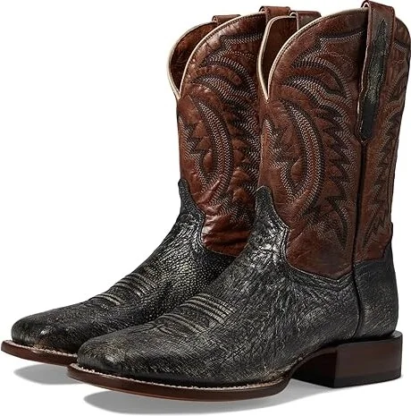 Dan Post Lester Cowboy Boots Black : 8 2.5E - Extra Wide, Leather