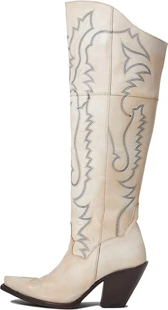 Dan Post Loverly Women's Boots White : 6 B - Medium, Leather - Image 5