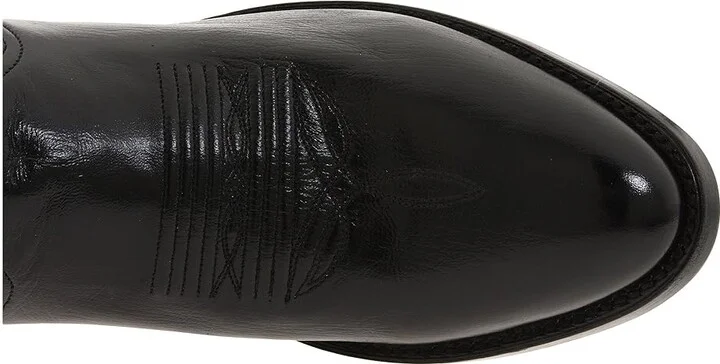 Dan Post Milwaukee R Toe Cowboy Boots Black : 14 D - Medium, Leather - Image 3
