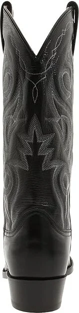 Dan Post Milwaukee R Toe Cowboy Boots Black : 14 D - Medium, Leather - Image 5