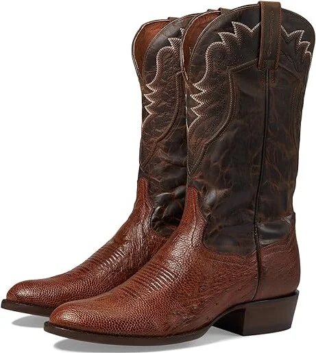 Dan Post Scott Cowboy Boots Bay Apache : 12 2.5E - Extra Wide, Leather