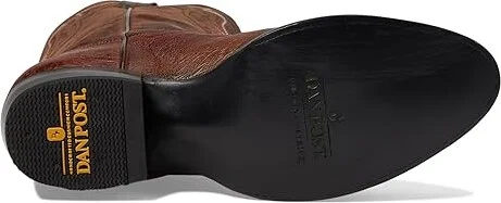 Dan Post Scott Cowboy Boots Brass : 11.5 D - Medium, Leather - Image 3