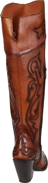 Dan Post Seductress Women's Boots Chestnut : 6 B - Medium, Leather - Image 4